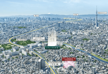 シティハウス平井　周辺写真CG合成