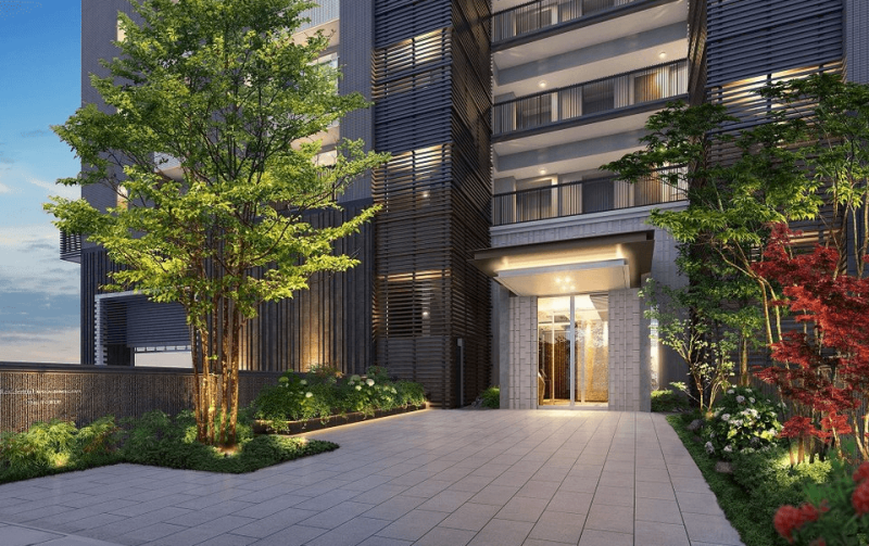 ファイル:レジデンシャル中島川 THE TOWER エントランスアプローチ完成予想図.png