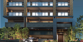 ワコーレ神戸元町I’z　エントランスアプローチ完成予想CG