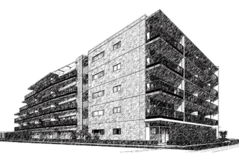 (仮称) KITATODA-III DIGNITY（Florale Trois Project）　外観完成イメージ