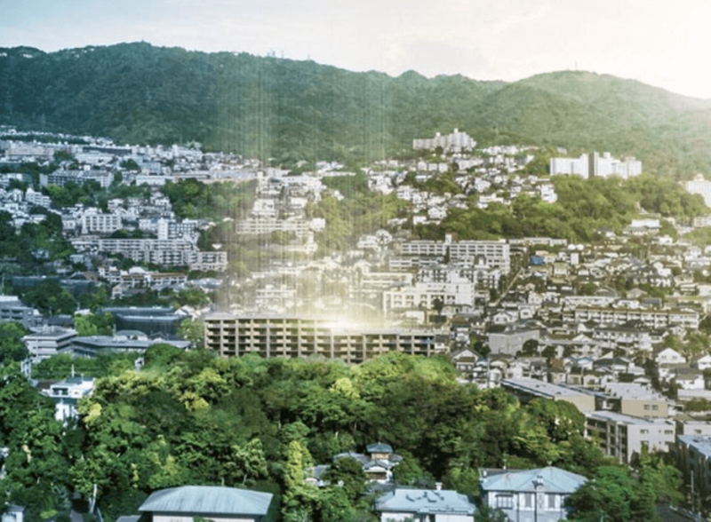 ファイル:アトラス御影山手 周辺航空写真CG合成.png