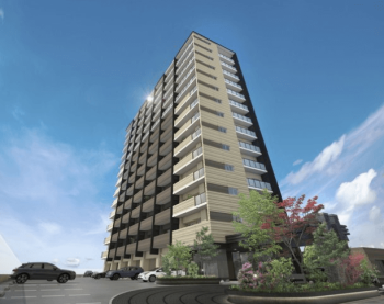 アルファステイツ東那珂　外観完成予想図1