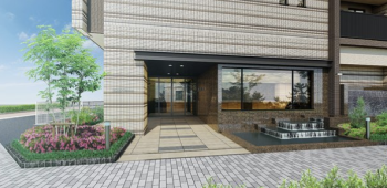 アルファステイツ栗東駅　エントランスアプローチ完成予想図