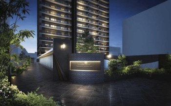 クレイルシティ山口黄金町　エントエランスアプローチ完成予想図