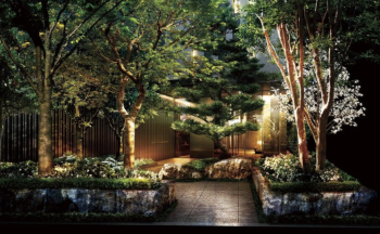 グランリビオ芝大門　エントランスアプローチ完成予想図