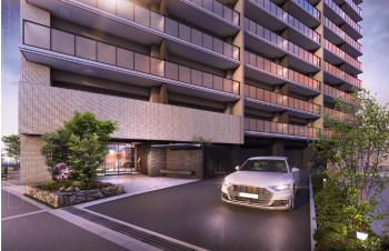 ザ・レジデンス弁天町 みなと通り 南側エントランス完成予想図