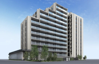 シティテラス赤羽　THE EAST・THE WEST　外観完成予想図（THE WEST)