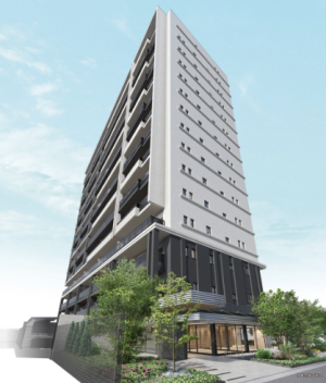 ブランシエラ仙台春日町 定禅寺通緑地レジデンス　外観完成予想図1