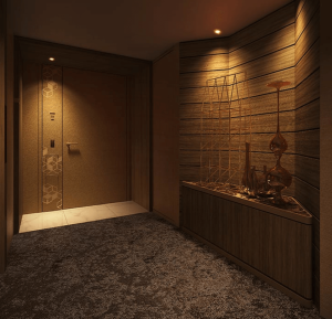 プラウド代官山テラス　内廊下完成予想CG