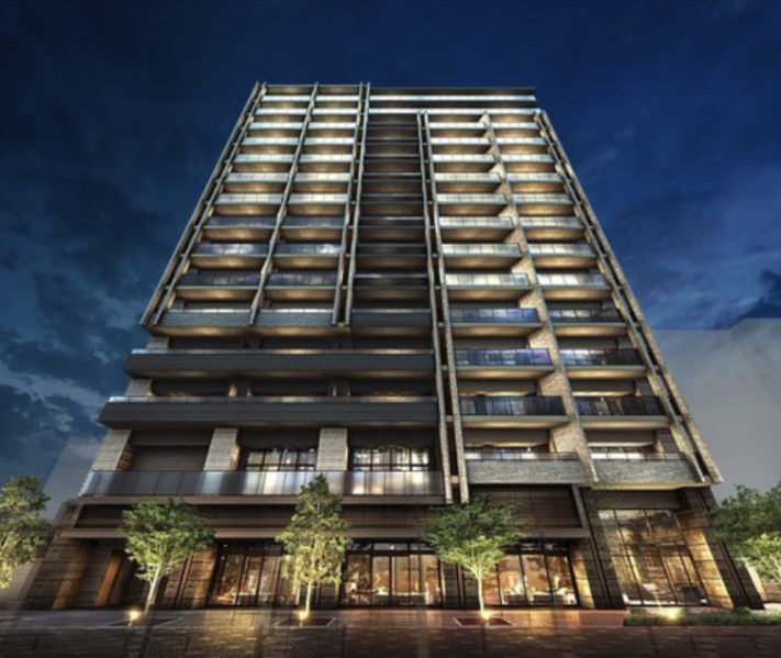 ファイル:レーベン川口元郷 Sta. Front 外観完成予想図3.png