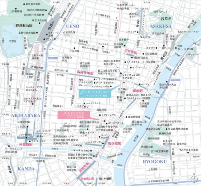 ファイル:現地案内図 蔵前161114.jpg