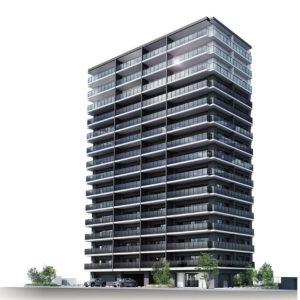 アメイズ亀山ビューテラス　外観完成予想CG2