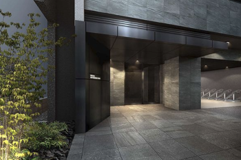 イノバス新瑞橋クロス　エントエランスアプローチ完成予想図