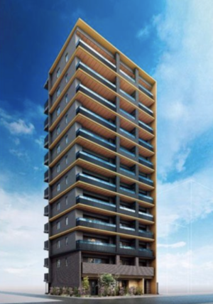 クレヴィア日本橋水天宮前 HAMACHO RESIDENCE　外観完成予想CG