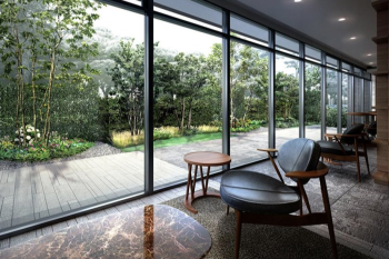 グランリビオ沢見ザ・レジデンス　ガーデンテラス完成予想CG