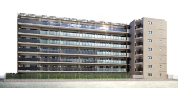 サンクレイドル新越谷　外観完成予想CG2