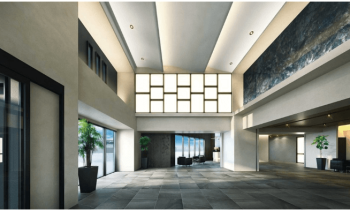 ライブスクエア小倉駅オーシャンテラス　エントエランスホール完成予想図1