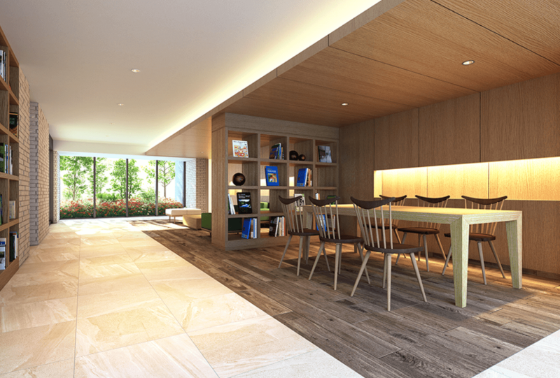 ファイル:リビオ東伏見公園 コミュニティスクエア完成予想CG.png