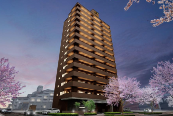 ロイヤルガーデン宇多津桜通り　外観完成予想図CG