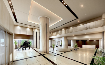 イーグルコートびわ湖大津京　エントランスホール完成予想CG