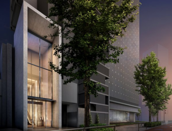 シティタワー駒沢大学ステーションコート　タワー棟エントランス完成予想CG