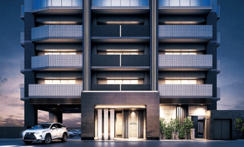 ソシオ府中パークサイド　エントエランスアプローチ完成予想図