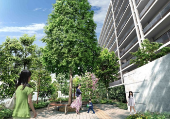 パークホームズ船堀　ヒナタガーデン完成予想CG