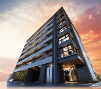 プレサンス ロジェ 京都円町　外観完成予想図