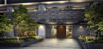 プレサンス ロジェ 都島レジデンス　エントランスアプローチ完成予想図