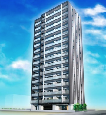 プレシス本厚木ソルティエ　外観完成予想CG