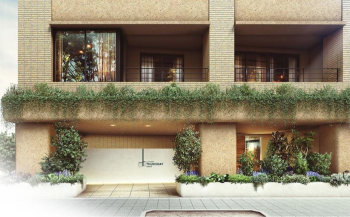 リビオレゾン THURSDAY調布　エントランスアプローチ完成予想CG