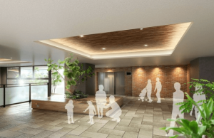 グランドパレス古市　エントランスホール完成予想図