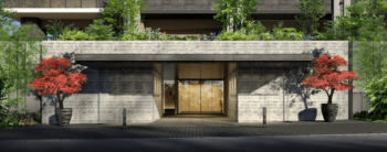 パークホームズ六本松フォレストクロス　エントランス完成予想CG