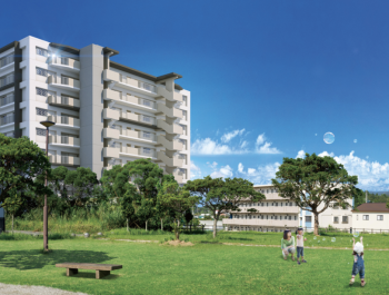 プレサンスロジェ名護宇茂佐ヴォール　外観完成予想CG