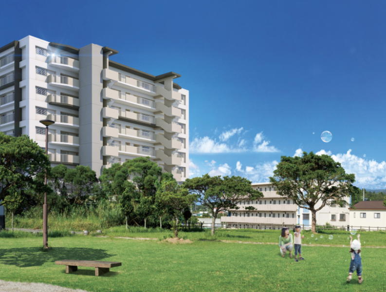 ファイル:プレサンスロジェ名護宇茂佐ヴォール 外観完成予想CG.png