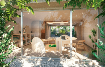 ルピアコート草加グリーンヴィラ　ラウンジ完成予想図