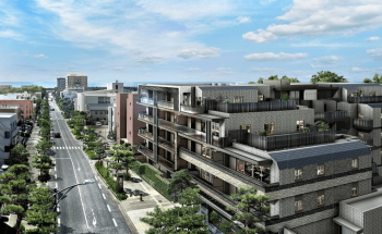 レーベン平塚松風町　外観完成予想図1