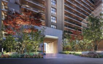 ウエリス白木原　エントエランスアプローチ完成予想図