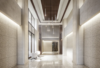 リバーガーデン都島　エントランスホール完成予想図