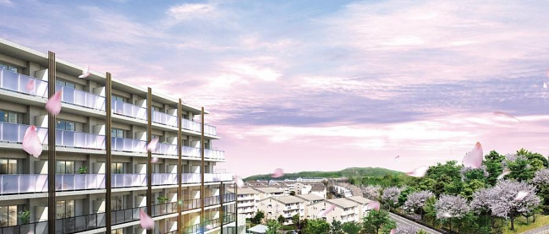 ファイル:レーベン多摩永山GARDEN HILLS外観CG.jpg