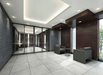 ロイヤルガーデン徳島県庁前　エントエランスホール完成予想図