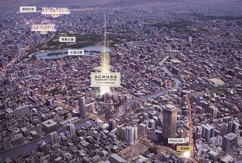 ファイル:アクロス西新由邸 周辺写真CG合成.png