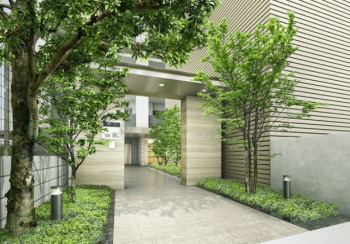 クレアホームズ戸田公園　エントランスアプローチ完成予想図