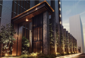 クレヴィア両国 国技館通り　エントランスゲート完成予想CG