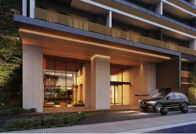 ファイル:ザ・パークハウス 門前仲町 エントエランスアプローチ完成予想図.png