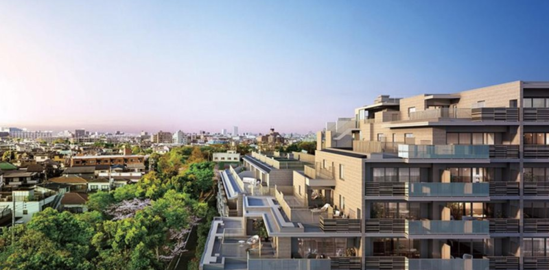 ファイル:プレミスト新小岩 親水公園 外観完成予想CG1.png