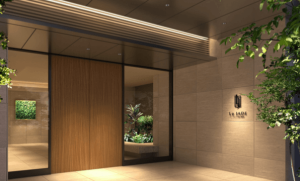 レ・ジェイド掛川駅前　エントランスアプローチ完成予想図