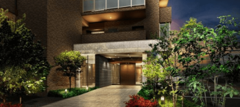 ロイヤルガーデンレインボーロード東　エントエランスアプローチ完成予想図