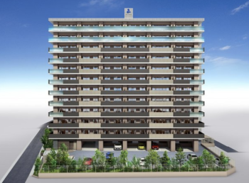 アルファステイツ北田宮II　外観完成予想図1