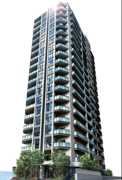 ファイル:エクセレントシティ本八幡駅前サザンライズ 外観完成予想CG.png